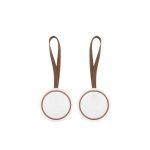 Circular Blank Name Tag Pendant (Recycled Felt Keychain) - 3