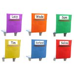 Classroom Chair Back Pocket w/Name Tag - 1