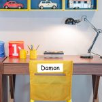 Classroom Chair Back Pocket w/Name Tag - 2