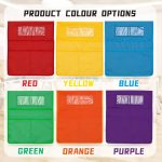 Classroom Chair Back Storage Bag Strap W/Name Tag - 1
