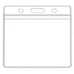 Clear Plastic Horizontal Badge Credential Case - 1