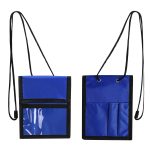 Clear Window Neck Wallet Pouch W/ Pen Holder - 2