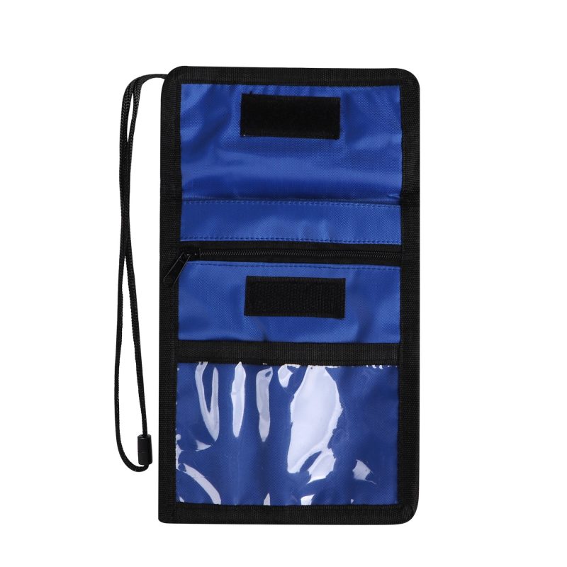 Clear Window Neck Wallet Pouch W/ Pen Holder - 3