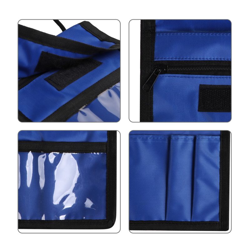 Clear Window Neck Wallet Pouch W/ Pen Holder - 4