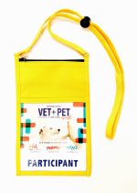 Clear Window with Zipper Pouch Neck Wallet (5" x 5") - 1
