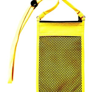 Clear Window with Zipper Pouch Neck Wallet (5" x 5")