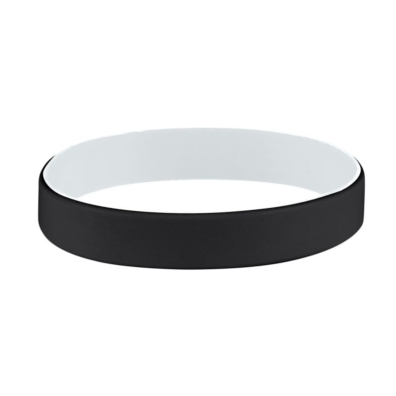 Colored Letter Silicone Bracelet - 1