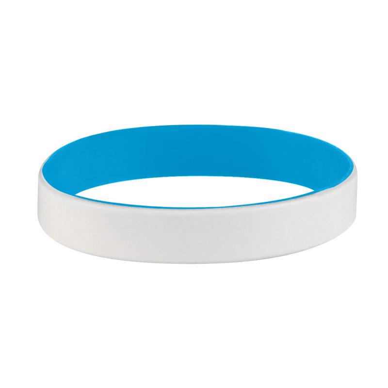 Colored Letter Silicone Bracelet - 6
