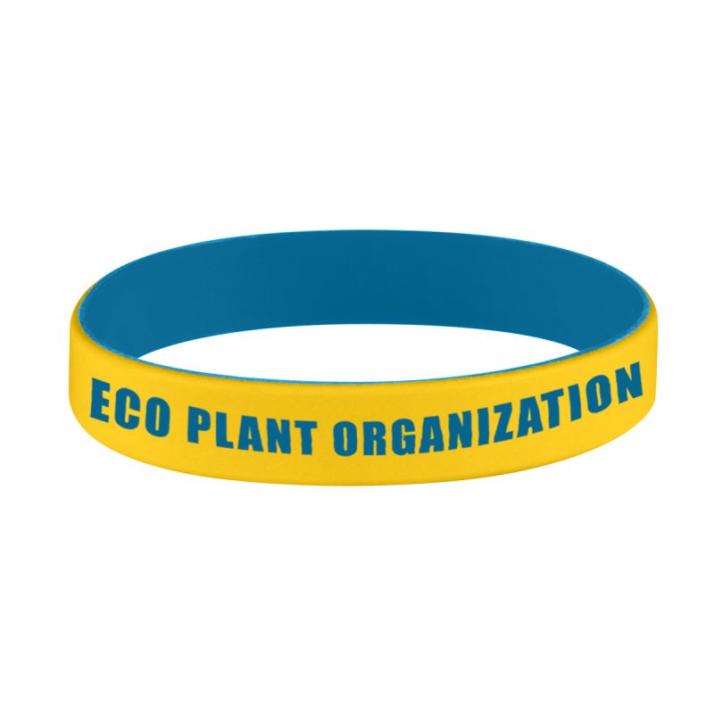 Colored Letter Silicone Bracelet - 7