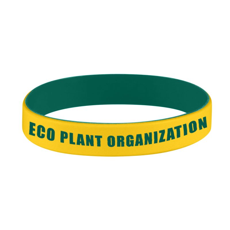Colored Letter Silicone Bracelet - 9