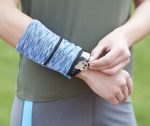 Cooling Heathered Wrist Band with Pocket - 3