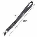 Custom 22" Nylon Detachable Badge Credential Accessory Carry Neck Strap - 1