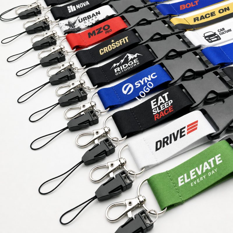 Custom 22" Nylon Detachable Badge Credential Accessory Carry Neck Strap - 2
