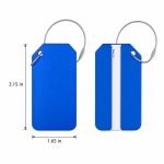 Custom Aluminum Travel Name Tag Travel Accessory - 1