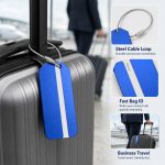 Custom Aluminum Travel Name Tag Travel Accessory - 4