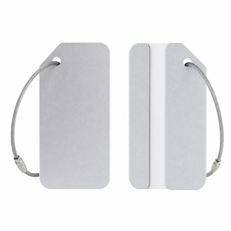 Custom Aluminum Travel Name Tag Travel Accessory - 5