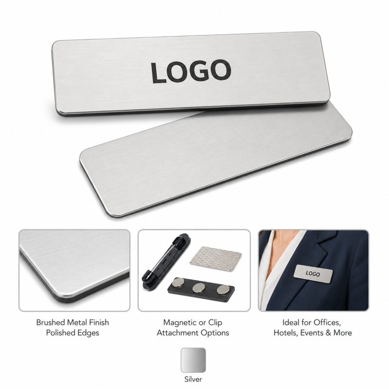 Custom Metallic Travel Name Tag
