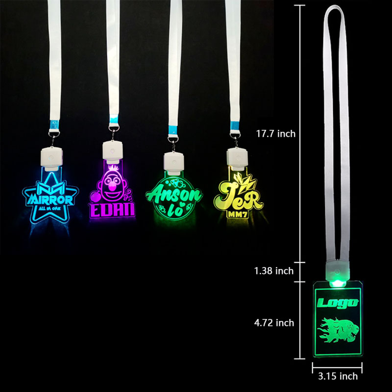 Custom Party Club LED Name Tag - 1