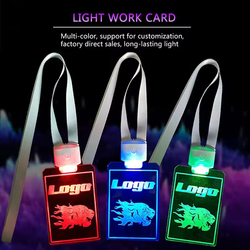 Custom Party Club LED Name Tag - 3