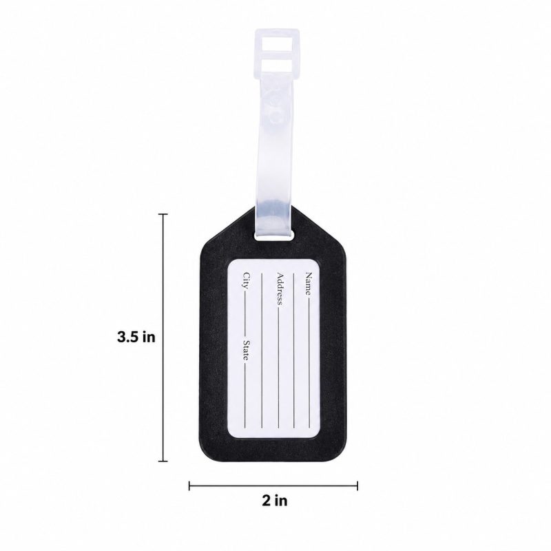 Custom Plastic Suitcase Travel Name Tag - 1