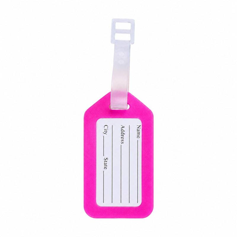 Custom Plastic Suitcase Travel Name Tag - 8