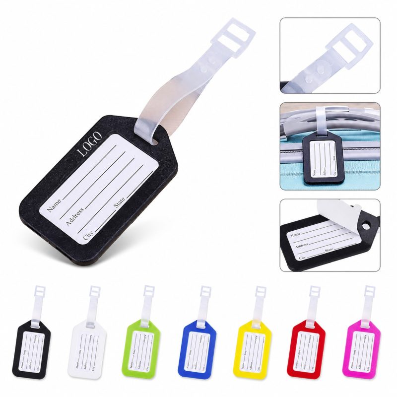 Custom Plastic Suitcase Travel Name Tag