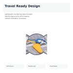 Custom Silicone Travel Travel Name Tag - 4