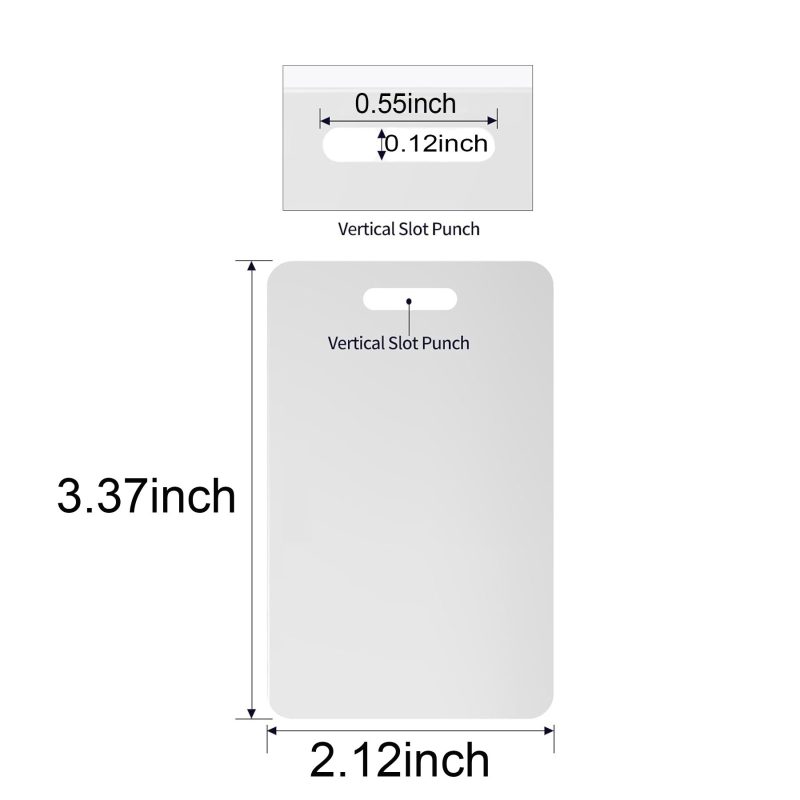 Customizable Digital ID Credential Badge with Matte Finish - 1