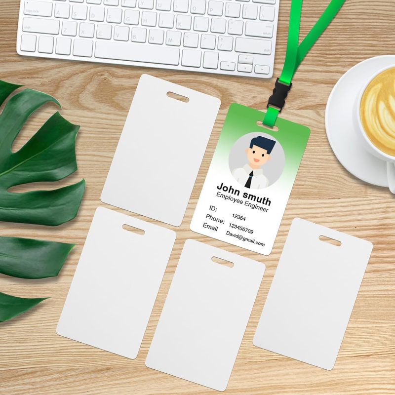 Customizable Digital ID Credential Badge with Matte Finish - 2