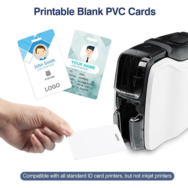 Customizable Digital ID Credential Badge with Matte Finish - 4