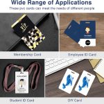 Customizable Digital ID Credential Badge with Matte Finish - 5