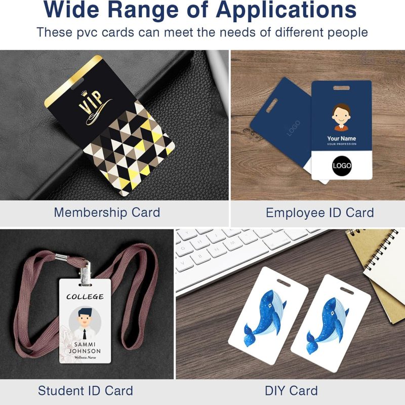 Customizable Digital ID Credential Badge with Matte Finish - 5