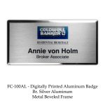 Digital Full Color Aluminum Name Badge - 3