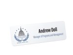 Digitally Printed Metal Name Badge - 2