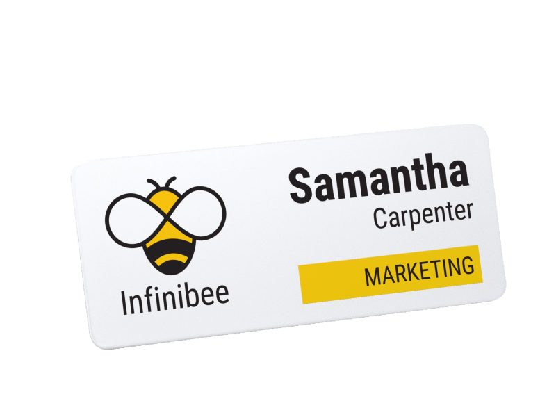 Digitally Printed Metal Name Badge - 5