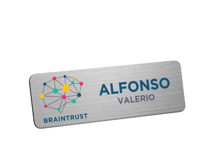 Digitally Printed Plastic Name Badge - 7
