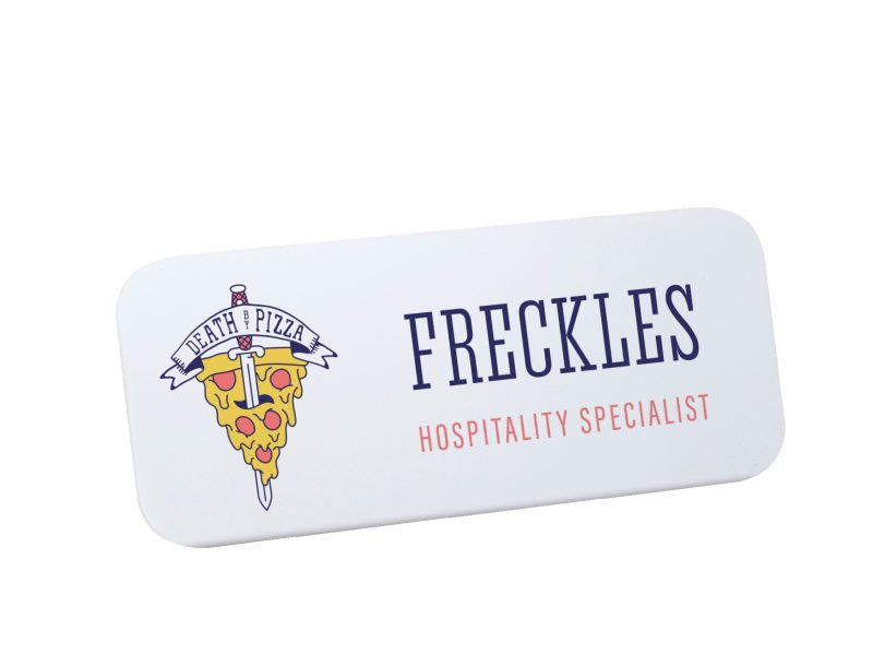 Digitally Printed Plastic Name Badge - 8