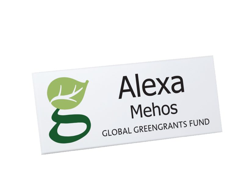 Digitally Printed Plastic Name Badge - 9