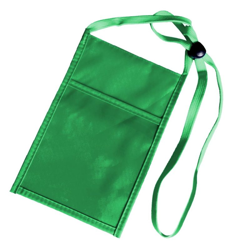 Double Clear Window Trade Show Neck Wallet - 1
