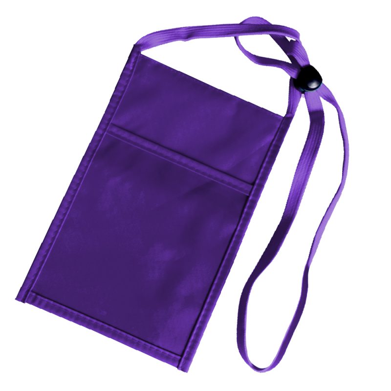 Double Clear Window Trade Show Neck Wallet - 4