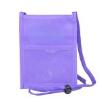 Double Clear Window Trade Show Neck Wallet With Lanyard - 4