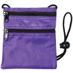 Dual Zip Travel Neck Wallet - 1