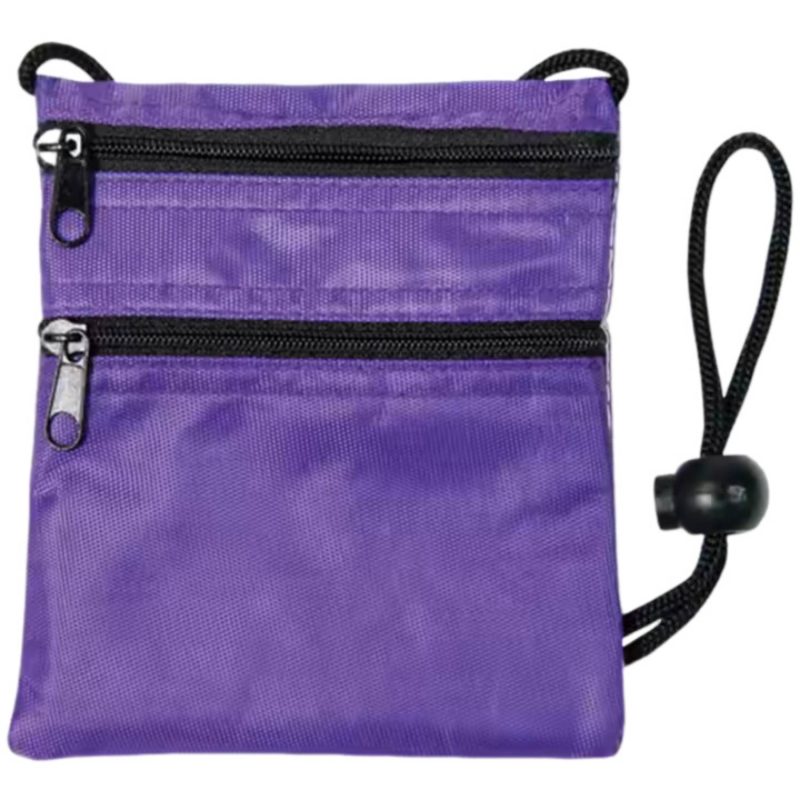 Dual Zip Travel Neck Wallet - 1