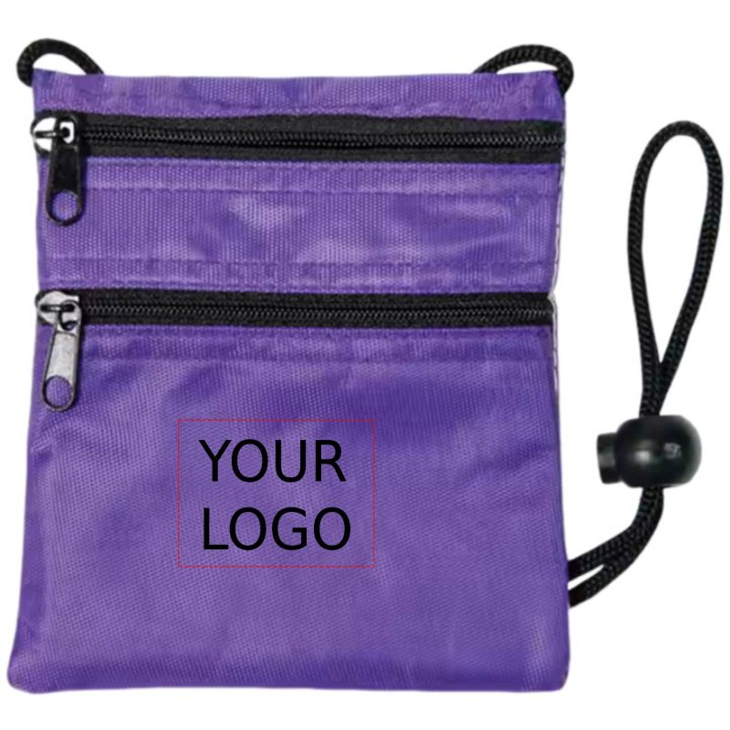 Dual-Zip-Travel-Neck-Wallet-WL102 Dual Zip Travel Neck Wallet