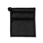 Dual Zippered Heathered Neck Wallet Badge Holders - 3