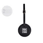 Durable Round Leather Travel Suitcase Luggage Name Tag - 2