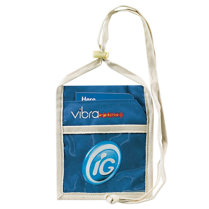 Eco Canvas Convention Neck Wallet - 2