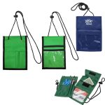 Event Badge Holder with Credential Wallet Pouches