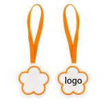 Flower Blank Name Tag Pendant (Recycled Felt Keychain)