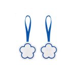 Flower Blank Name Tag Pendant (Recycled Felt Keychain) - 5